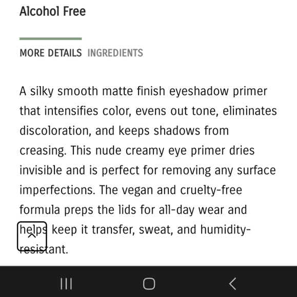 YC COLLECTION Bold + Matte Eyeshadow Primer White Green - Picture 3 of 5